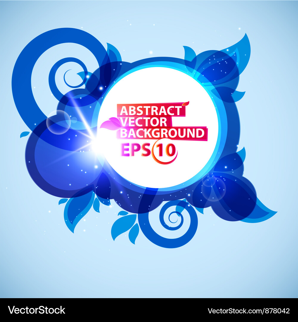 Dynamic Bubble Background Vector Image