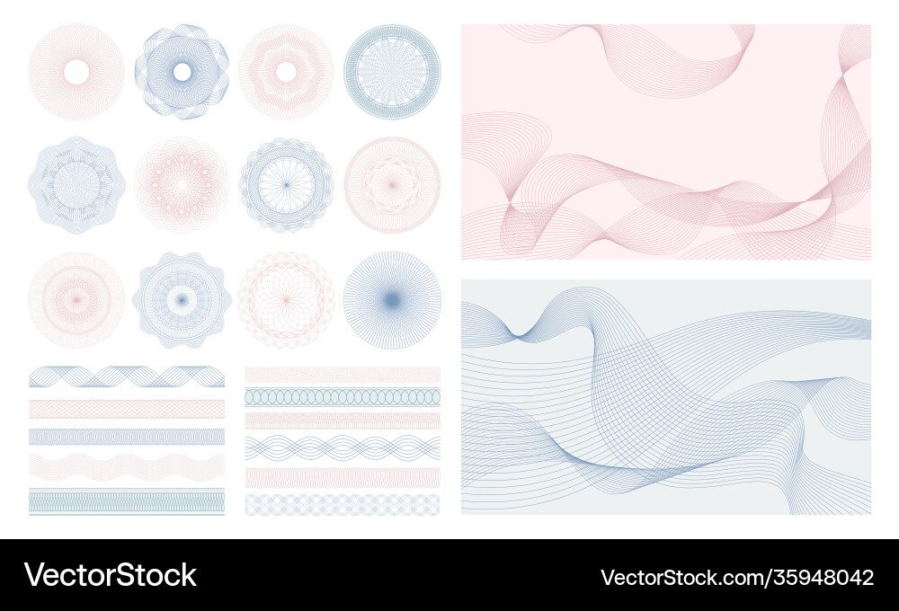 Guilloche Pattern - Secure & Abstract vector image