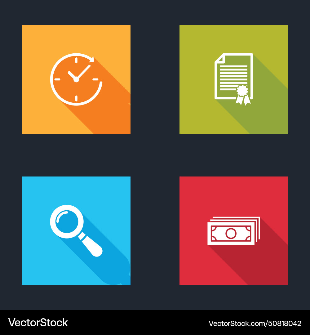 Set clock with arrow certificate template Set clock with arrow certificate template Vector Image