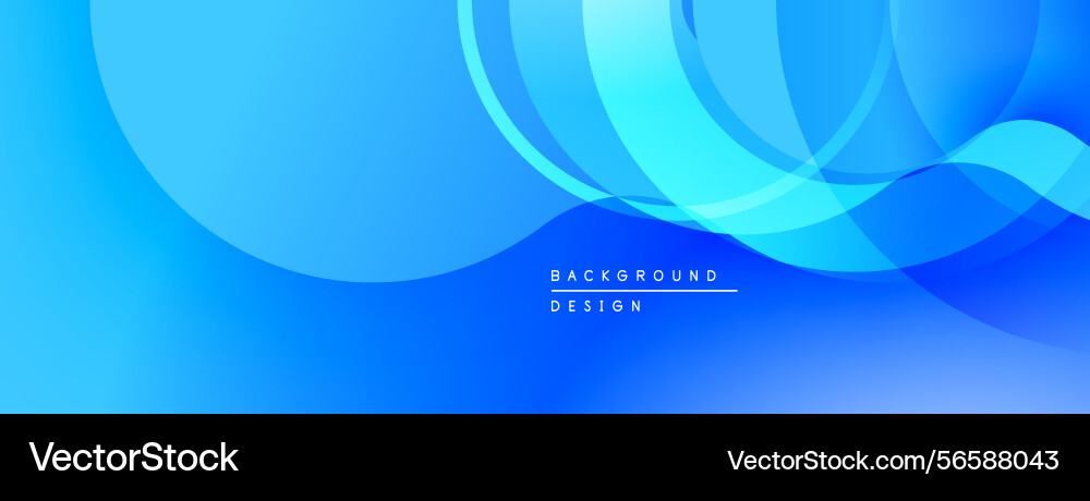 Abstract blue background smooth curves create Abstract blue background smooth curves create vector image