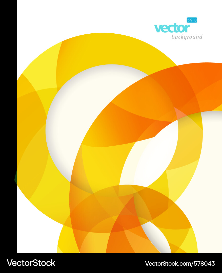Dynamic Colorful Circles Background vector image