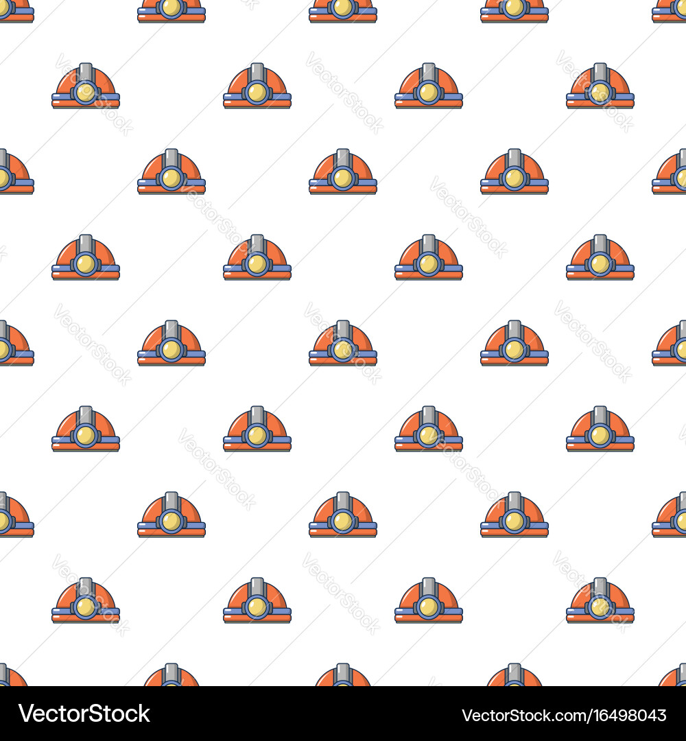 Helmet with light pattern seamless Vector Image