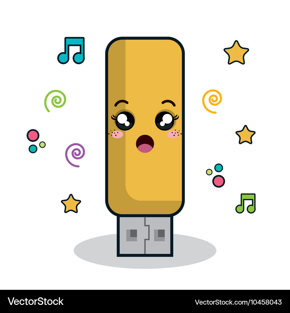 Usb storage memory icon Vector Image