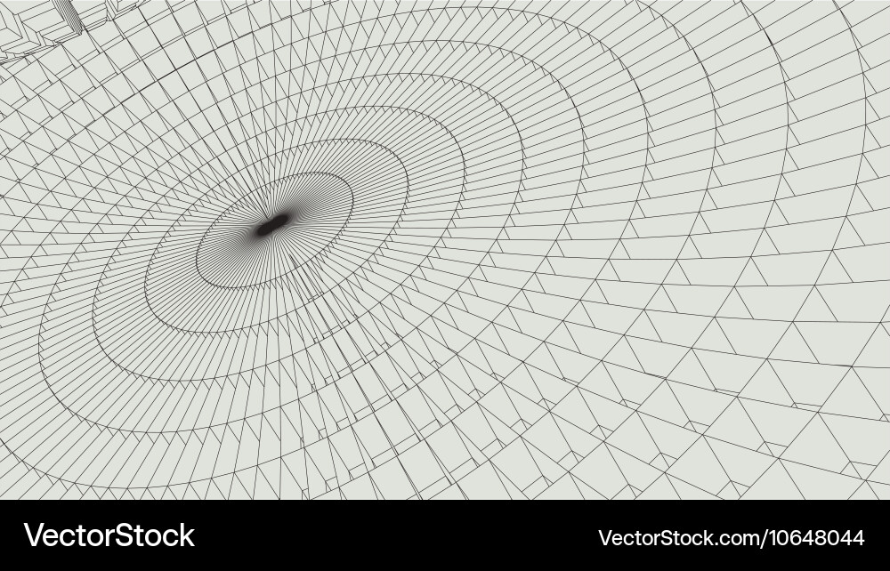 Abstract landscape background cyberspace Vector Image