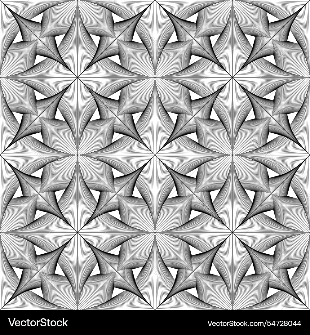 Black linear pattern for textile Black linear pattern for textile vector image