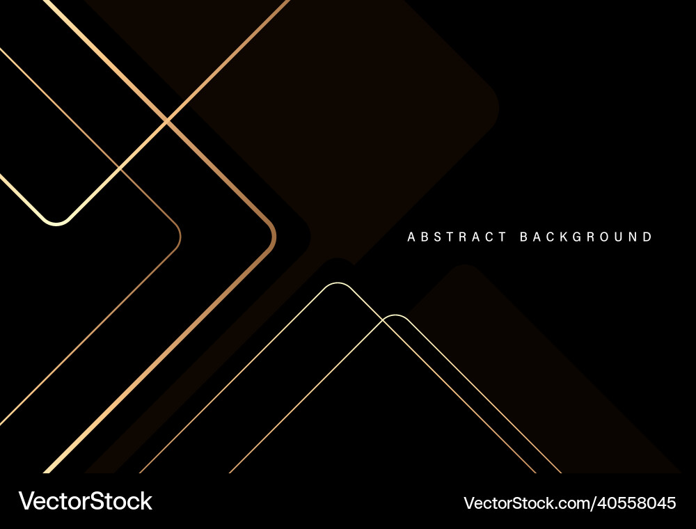 Abstract Black Luxury Geometric Background Vector Image