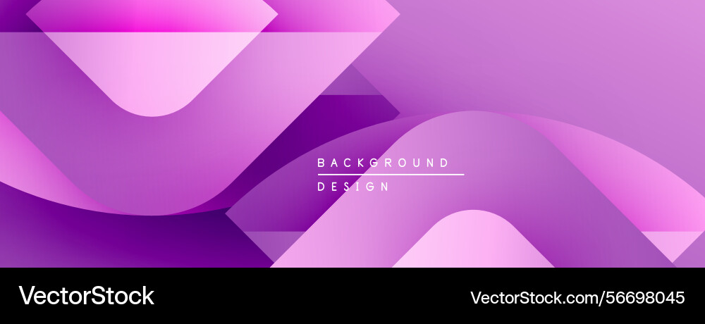 Abstract purple design features overlapping Vector Image