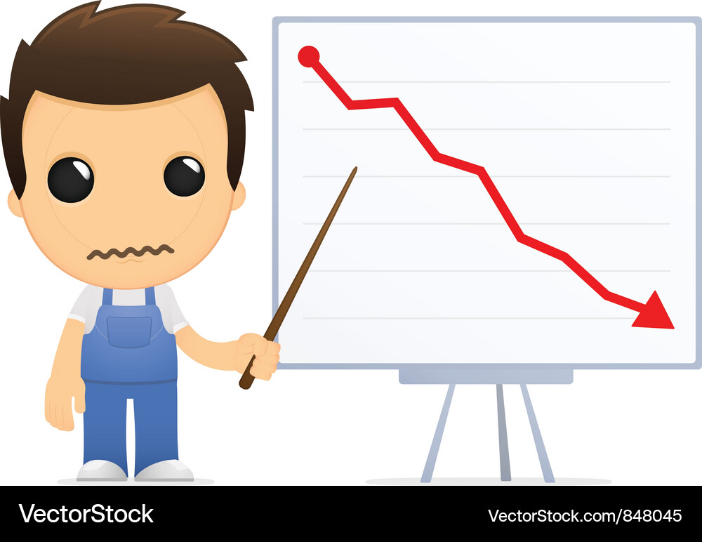 Cartoon Mechanic Character Vector Image