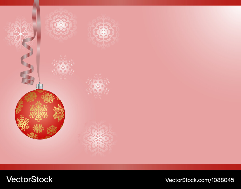 Christmas background vector image