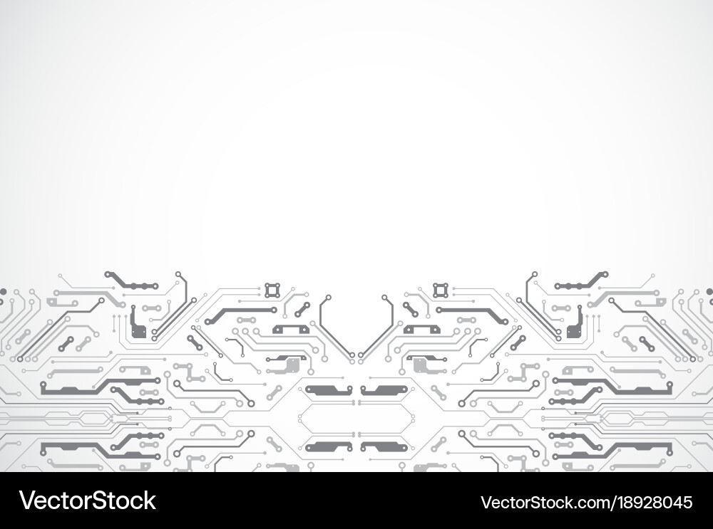 Hi-tech digital technology and engineering theme Vector Image