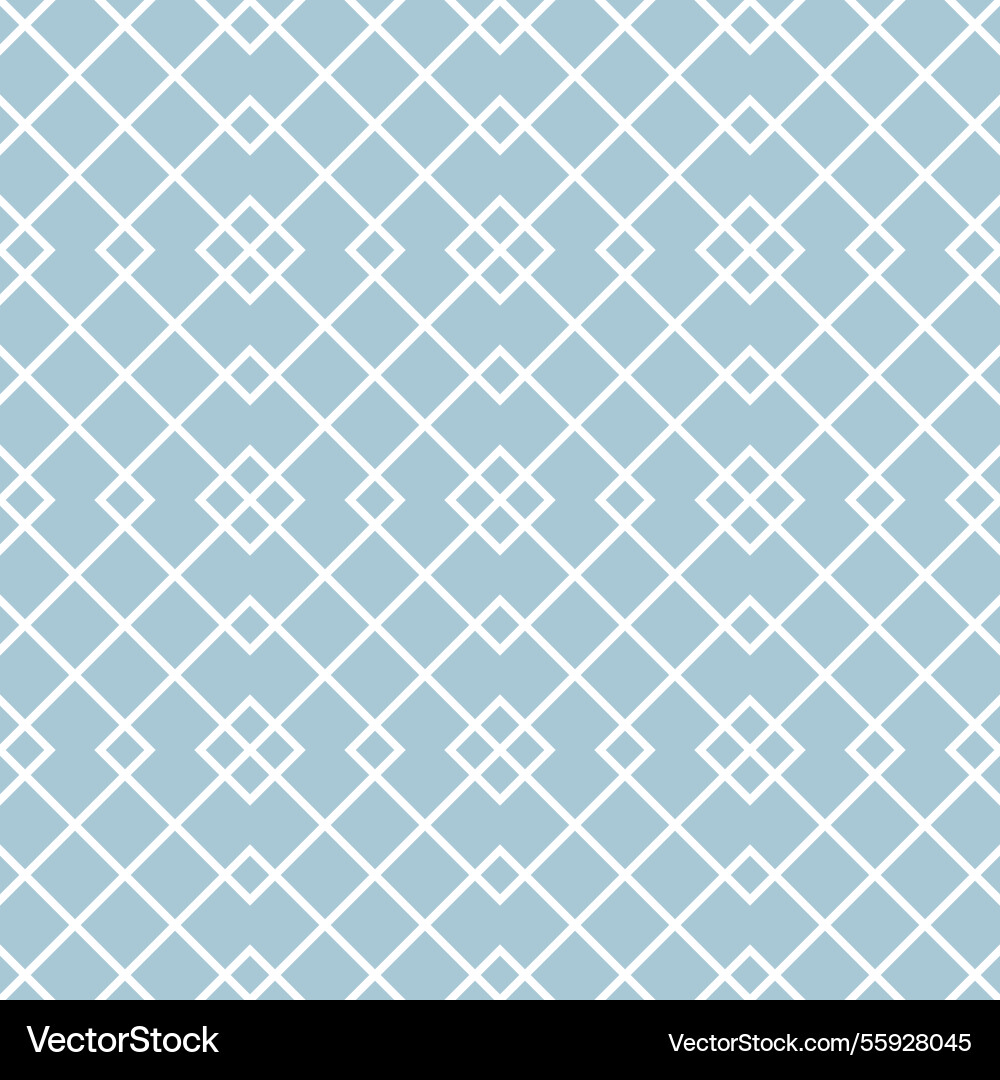 Light blue geometric seamless pattern creating vector image