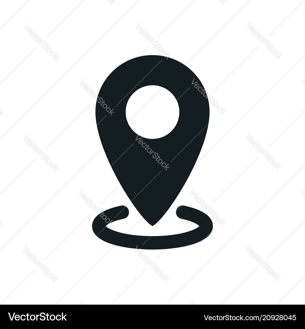 Map Location Icons - Point Set vector image