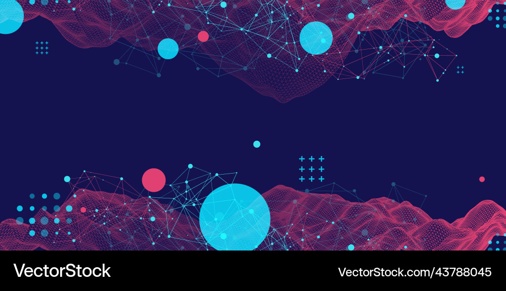 Modern science or technology abstract background Modern science or technology abstract background vector image