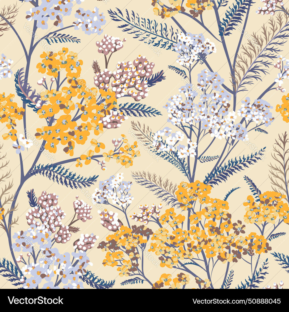 Seamless pattern with flowers Seamless pattern with flowers Vector Image