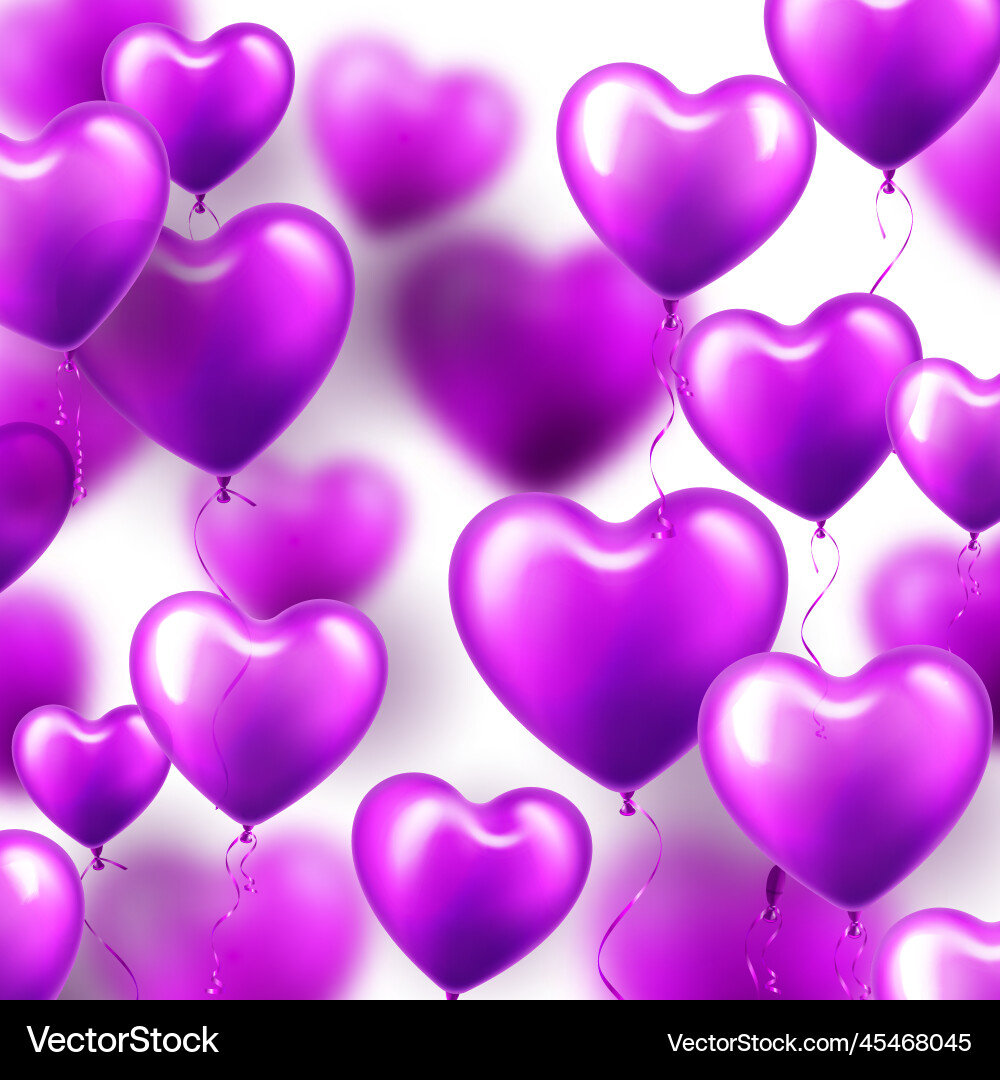 Valentines day background with violet heart Valentines day background with violet heart vector image