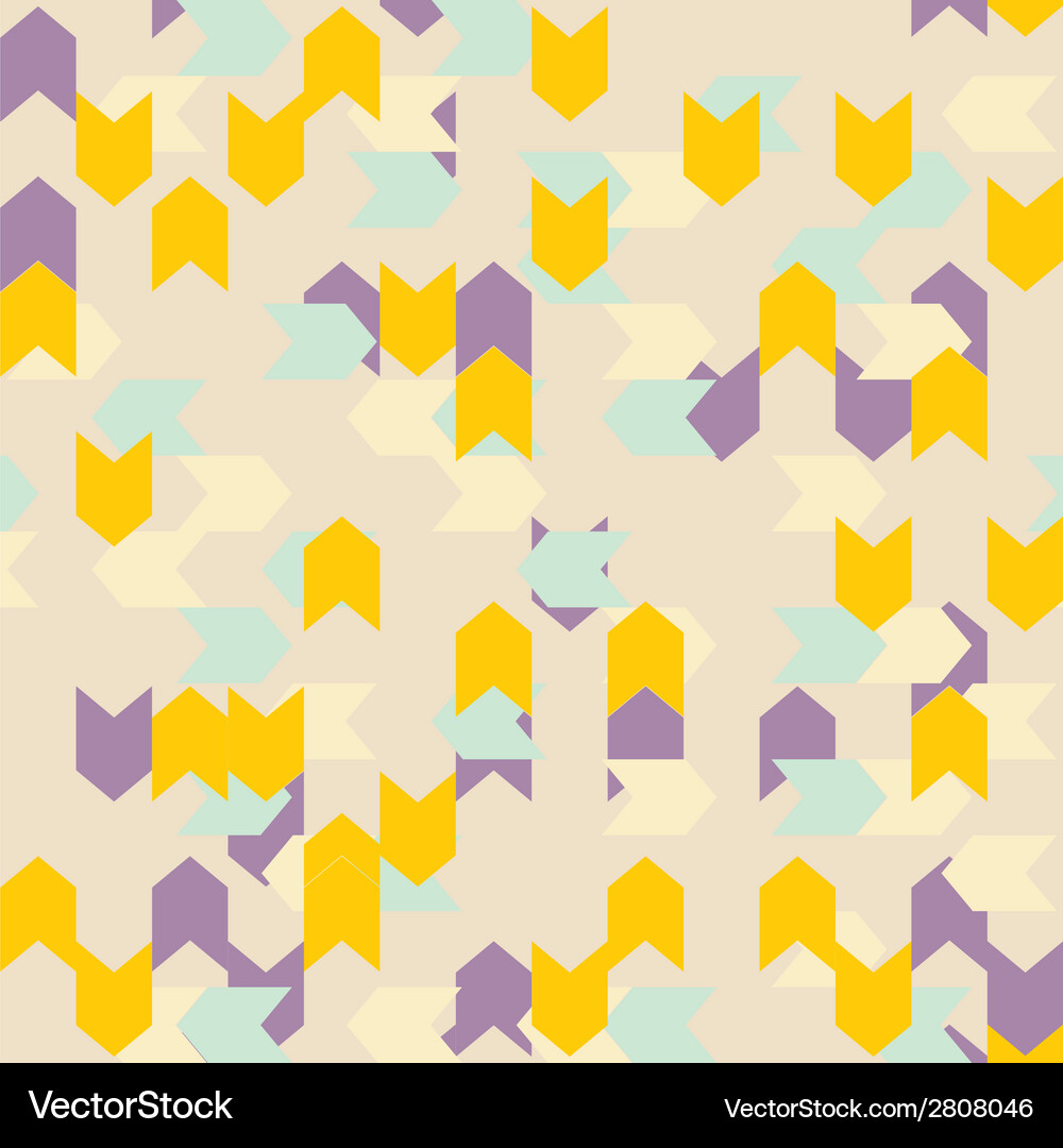 Colorful Chevron Zigzag Pattern Vector Image