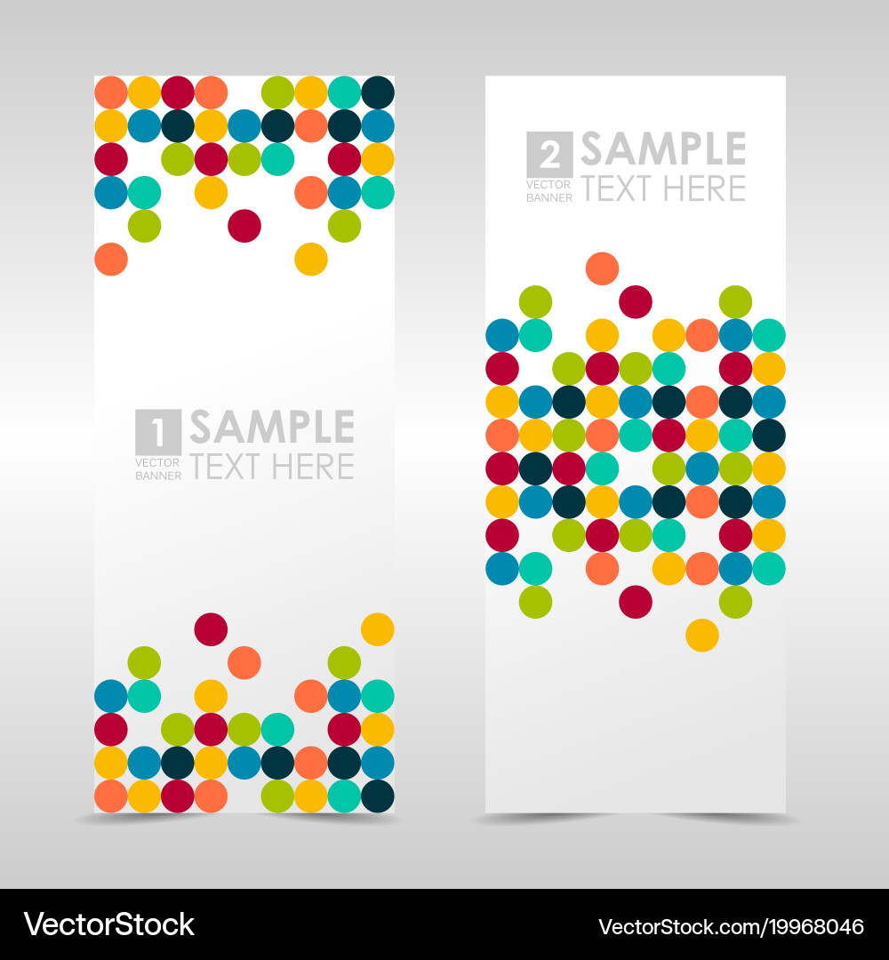 Colorful circles background Royalty Free Vector Image