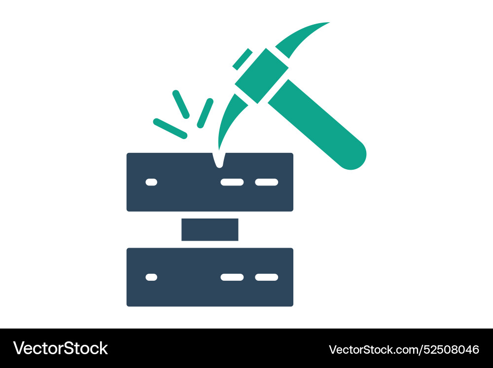 Data mining icon related to discover solid Data mining icon related to discover solid vector image