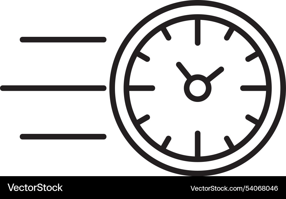 Fast time line icon design Vector Image