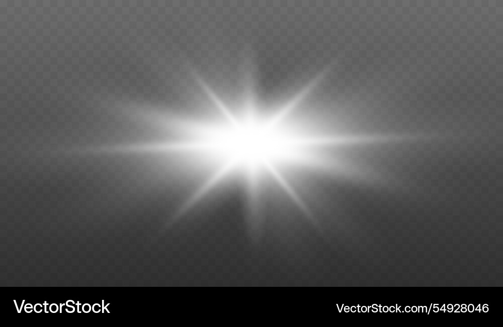 Glow light effect Royalty Free Vector Image - VectorStock