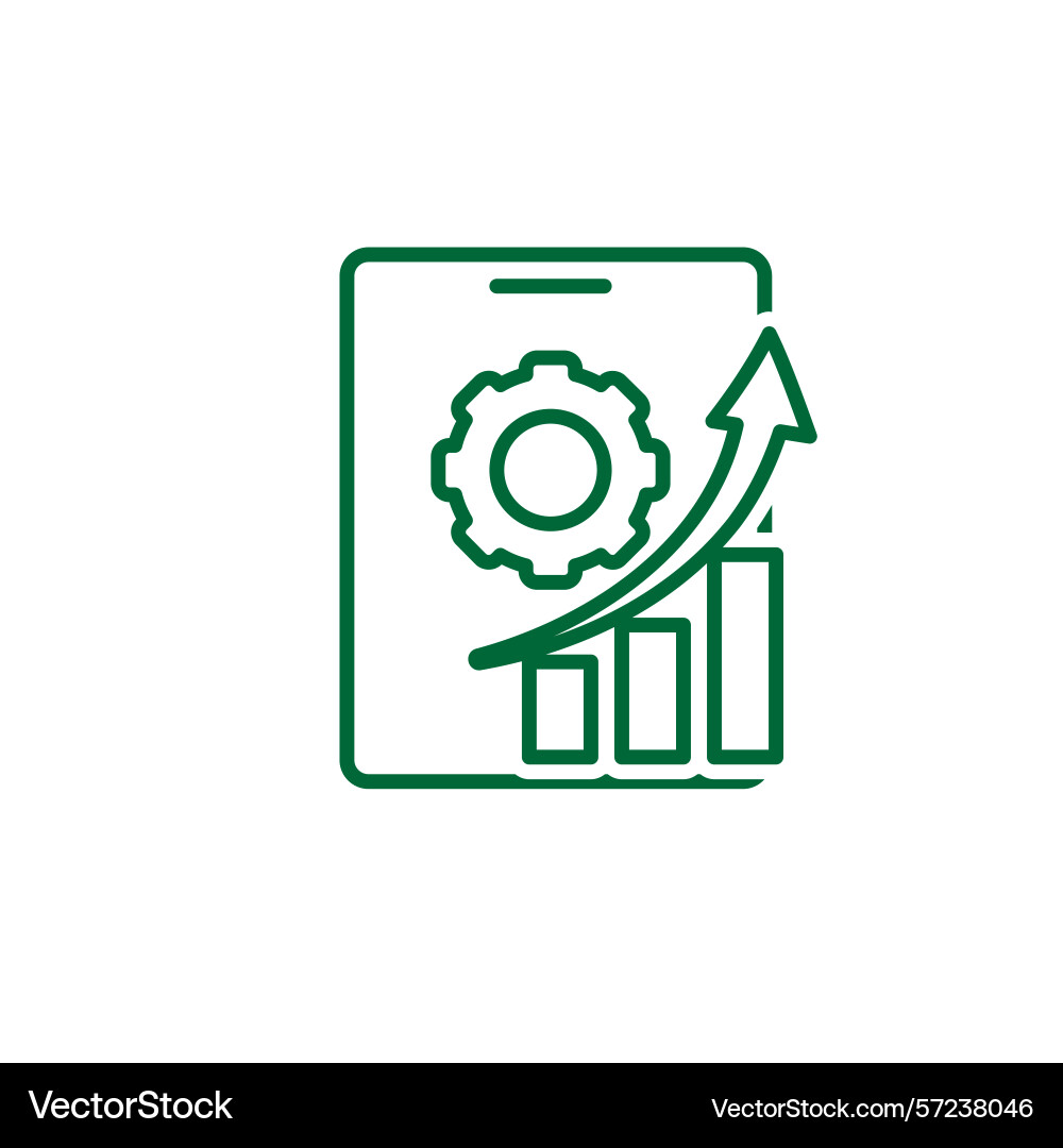 Optimization icon mobile app Optimization icon mobile app vector image