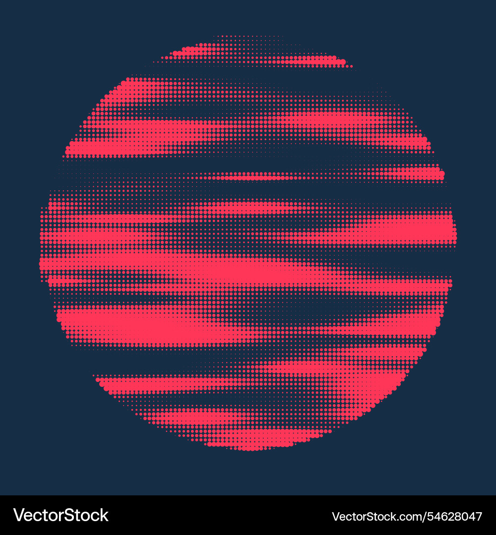 Halftone background abstract of round particles Halftone background abstract of round particles vector image