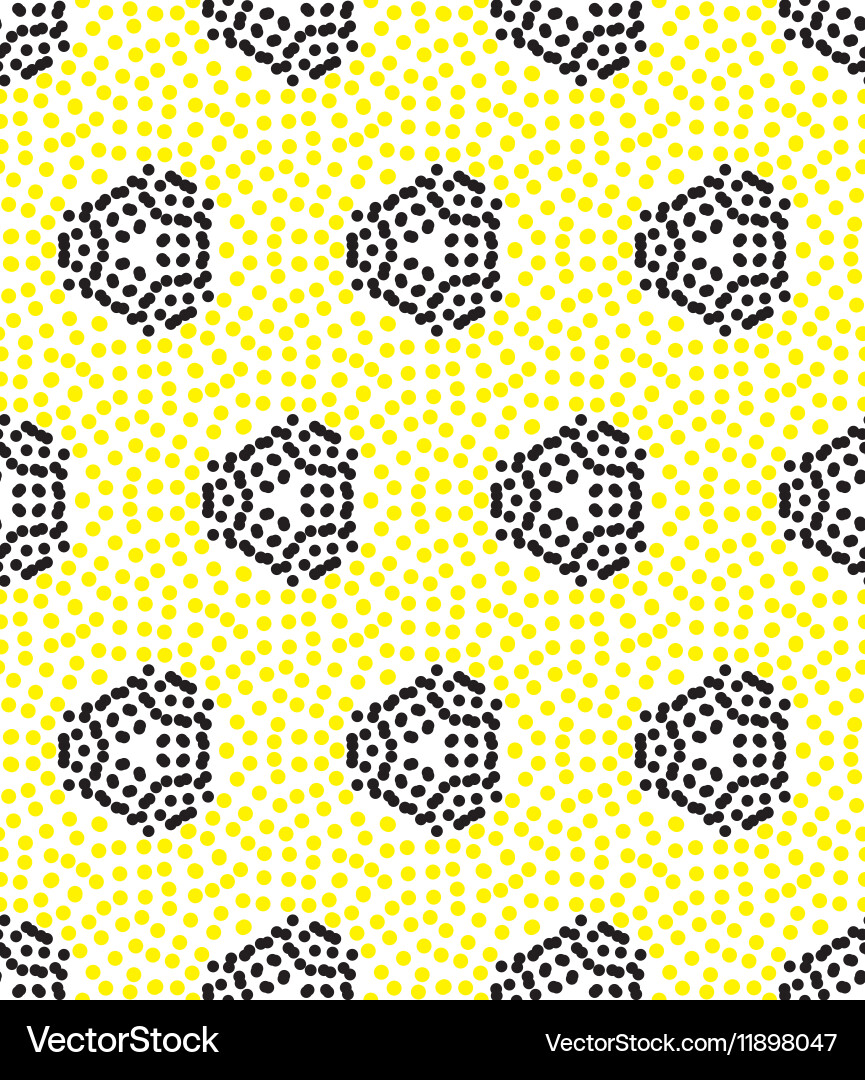 Perforated Circle Pattern vector image