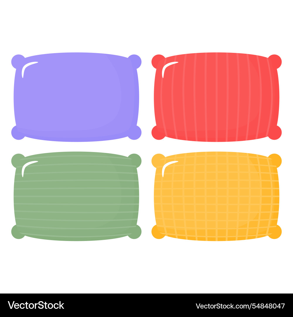 Relaxing weiches Kissen Relaxing weiches Kissen vektorbild