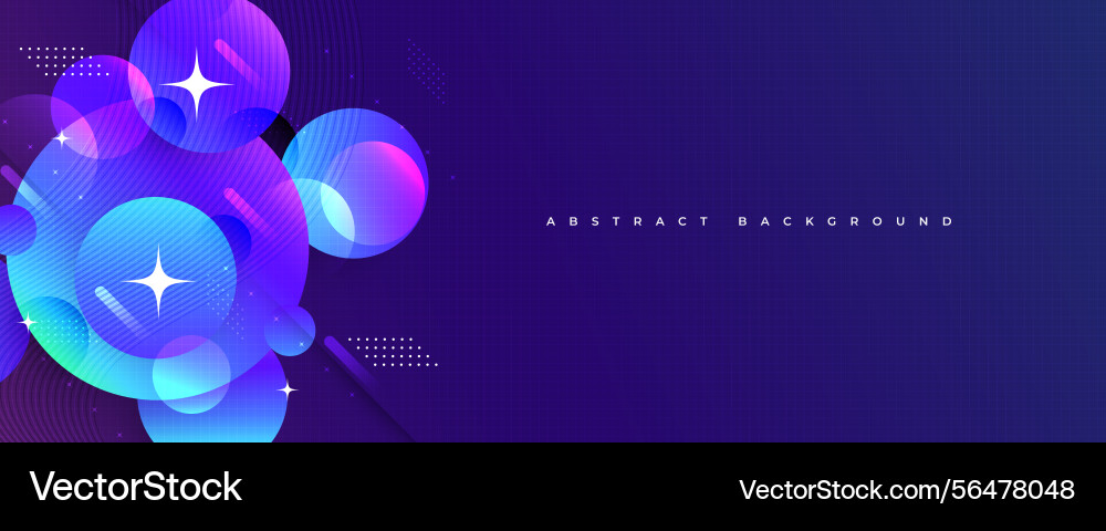 Abstract and colorful gradient background design Vector Image