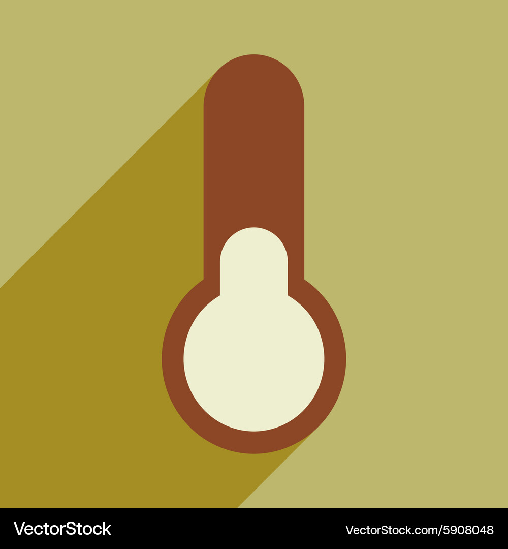 Flat with shadow icon and mobile application Vector Image