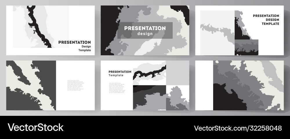 Layout presentation slides design Layout presentation slides design vector image