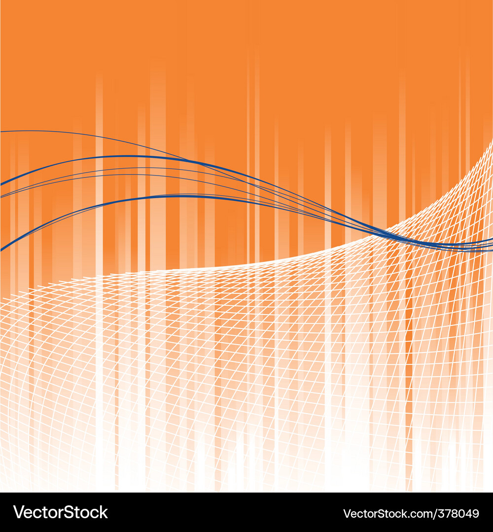 Abstract Flowing Wave Background Vector Image