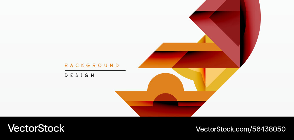Abstract geometric design layered shapes create Abstract geometric design layered shapes create vector image