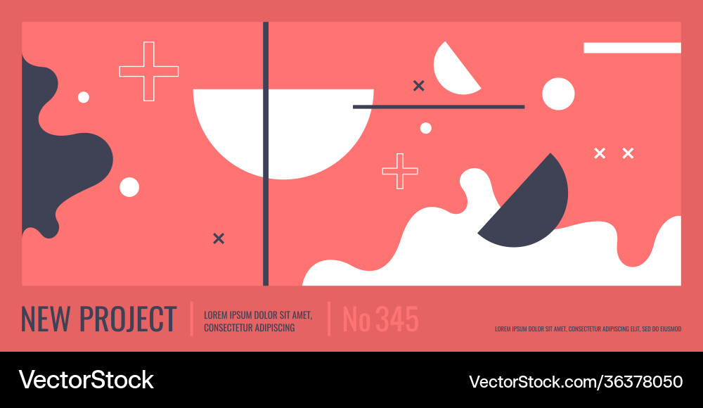 Poster with dynamic waves Vector Image
