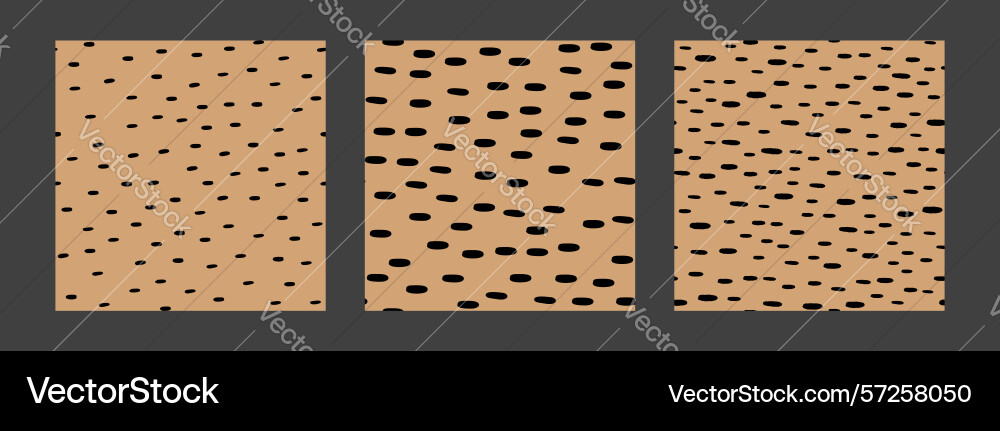 Small dash or dots pattern ink abstract shapes vector image