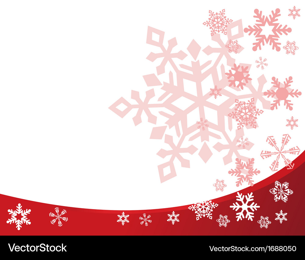 Snowflake background Vector Image