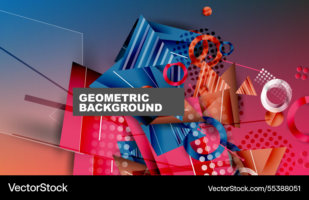 Abstract background geometric design Abstract background geometric design Vector Image