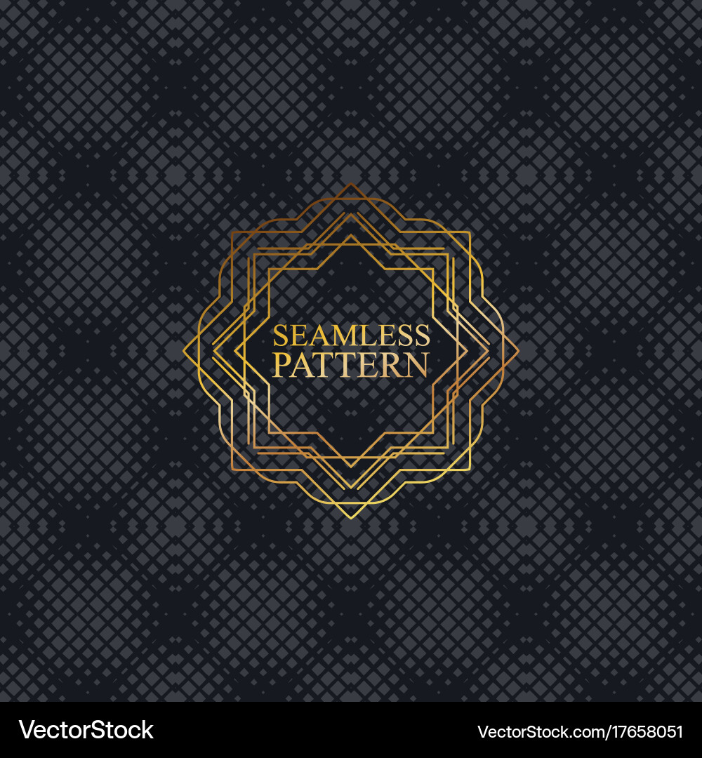 Abstract geometric seamless pattern vector image