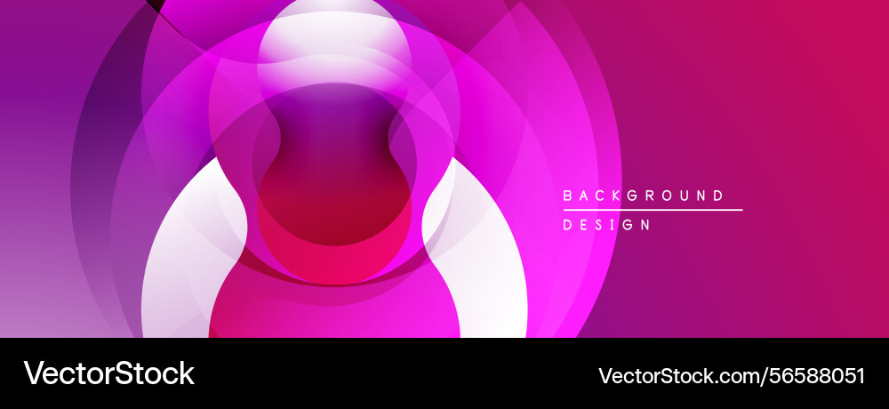 Abstract pink background overlapping circles Abstract pink background overlapping circles vector image