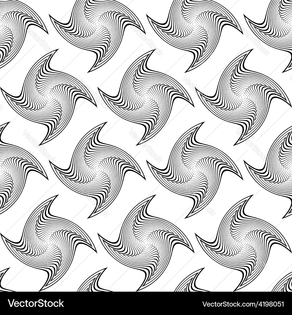 Design seamless vortex movement pattern Vector Image
