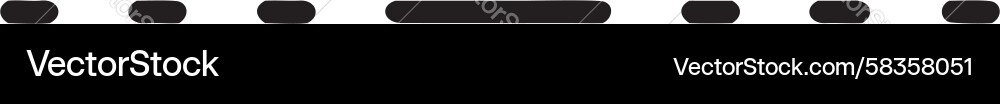Simple Horizontal Dashed Line Vector Image