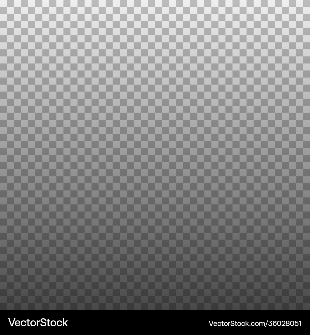 Square transparent background with gradient effect Vector Image