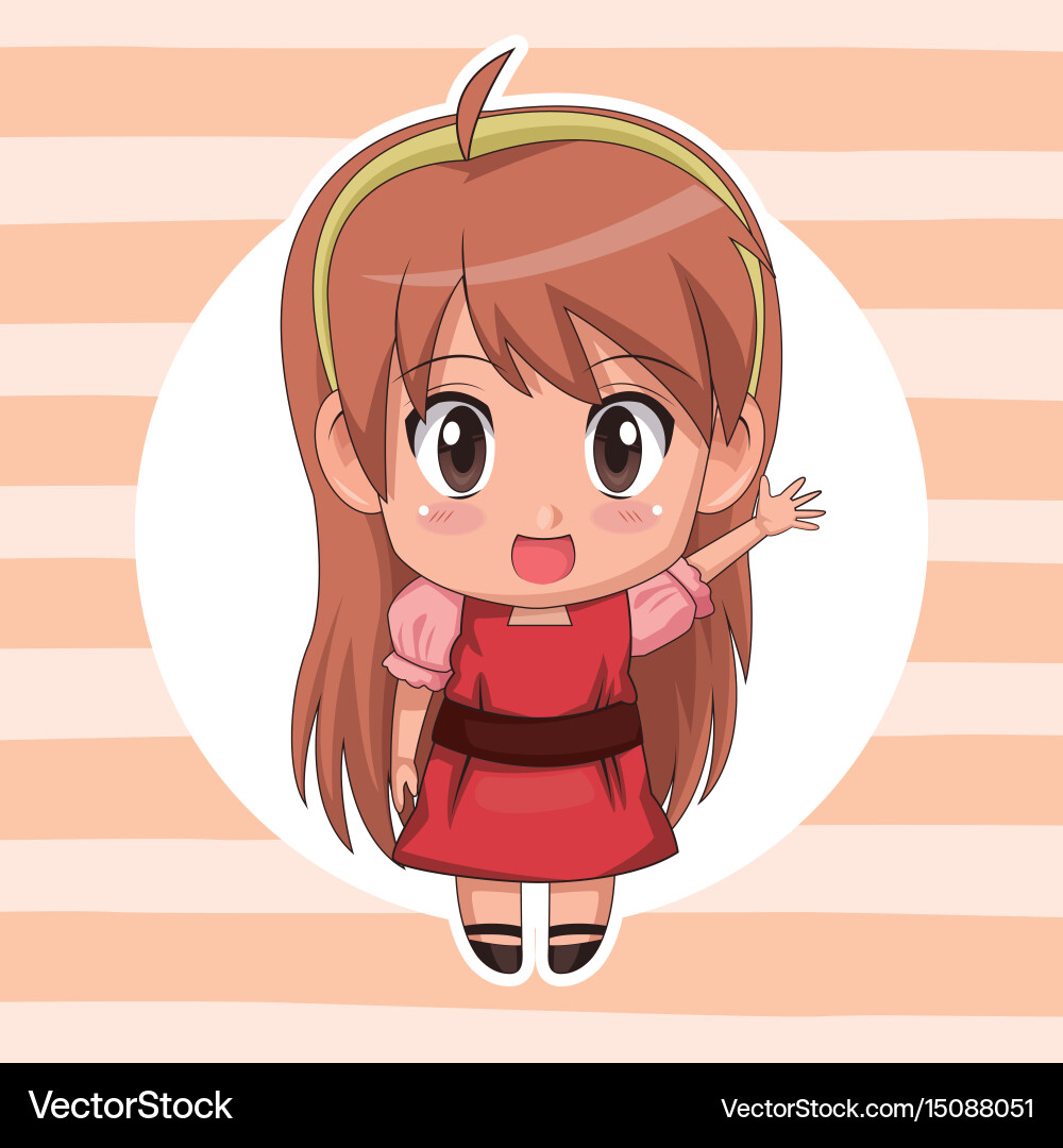Striped color background with circular frame vector image