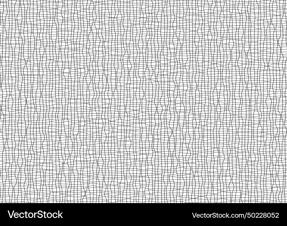 Abstract scribbled grid design background Vector Image