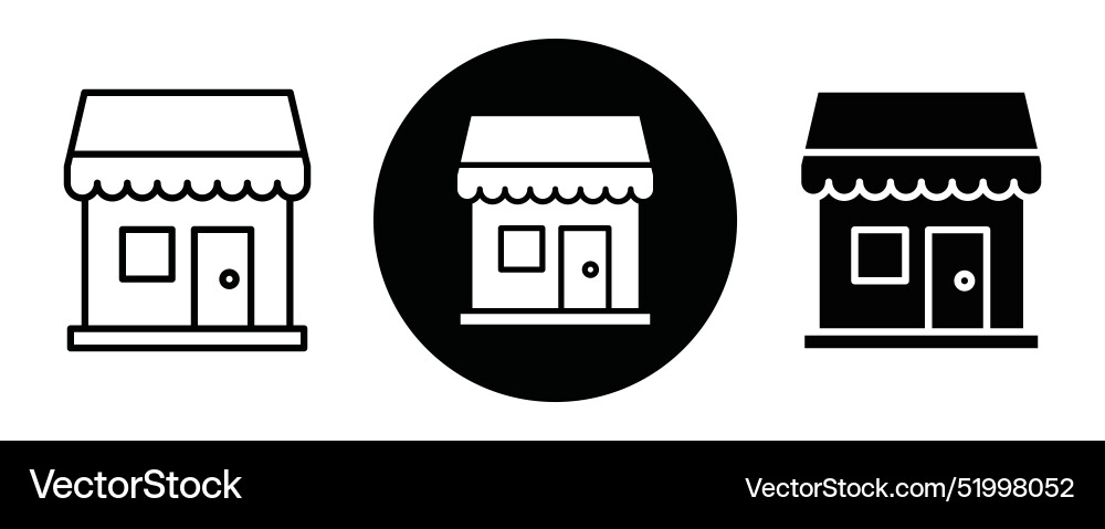 Marketplace outline icon collection or set Marketplace outline icon collection or set vector image