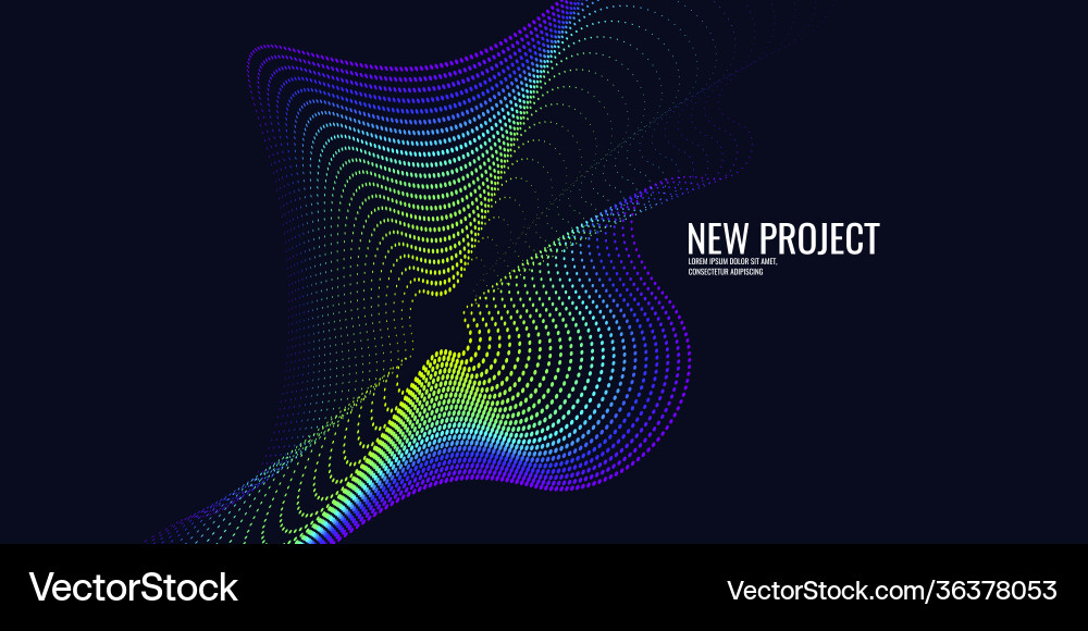 Abstract background with dynamic waves Abstract background with dynamic waves vector image