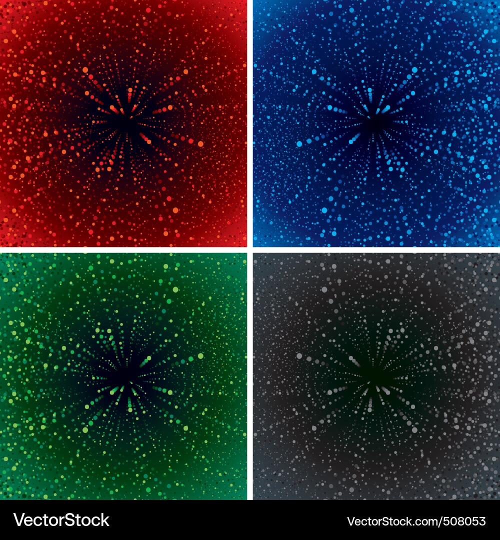 Nebula Zoom Background Vector Image