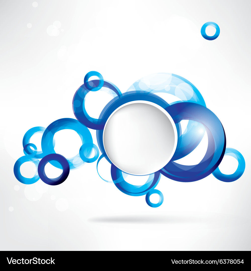 Abstract background with speech bubble Vector Image