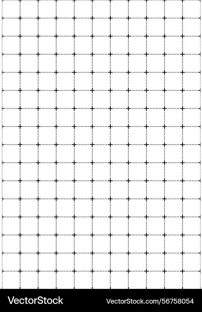 Grid background with lines and dots black Vector Image