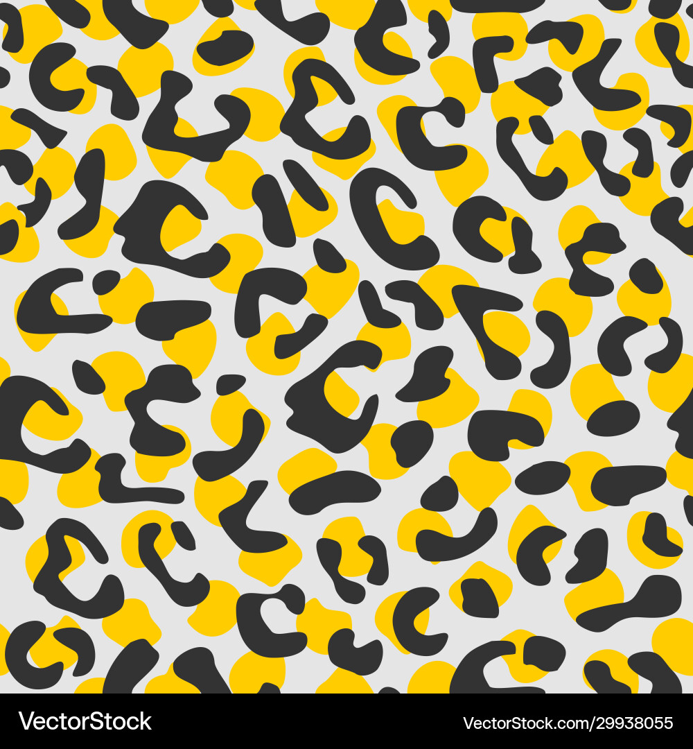 Leopard Seamless Pattern vector image